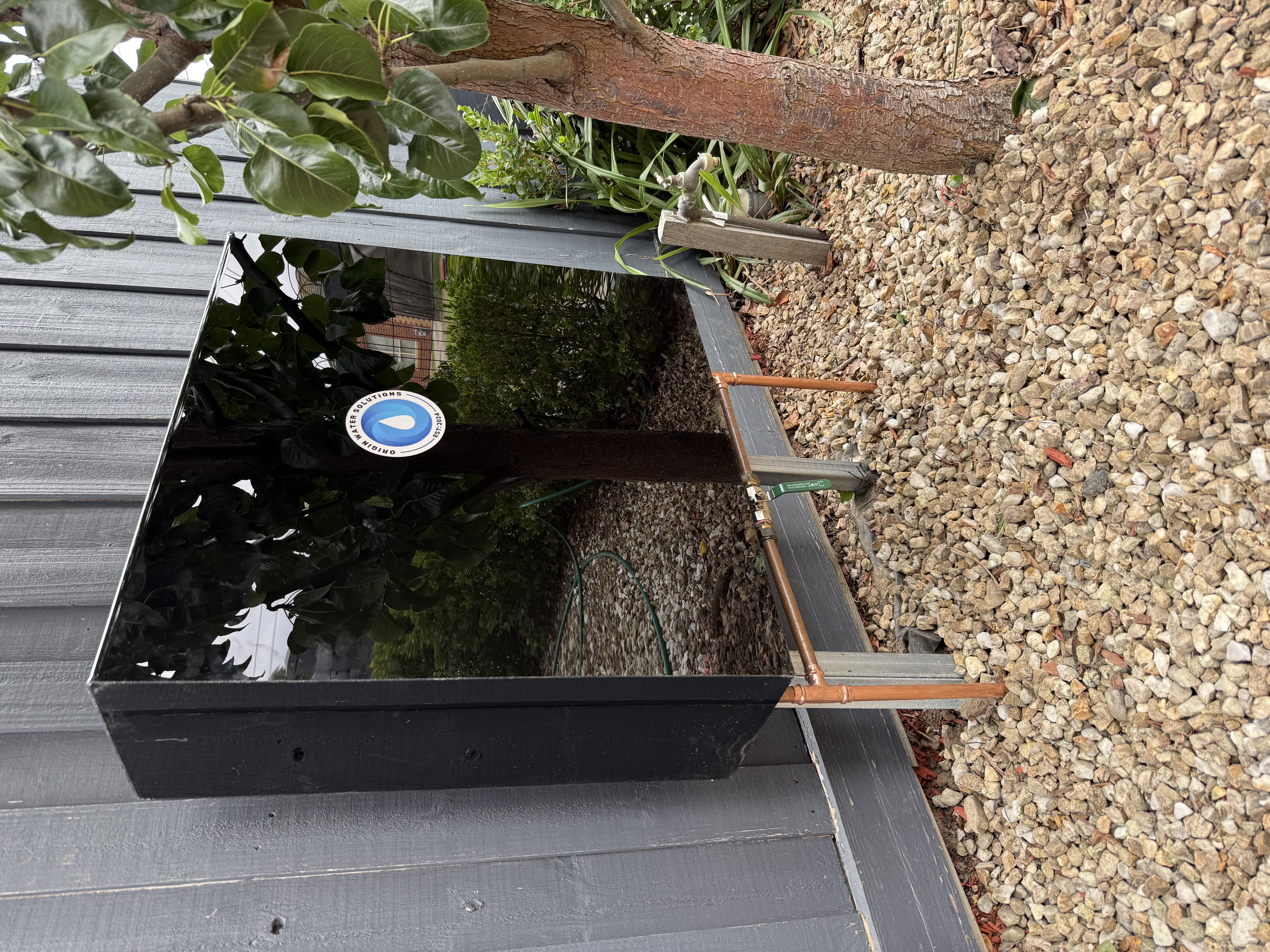 OWS System Installed on Brick Wall