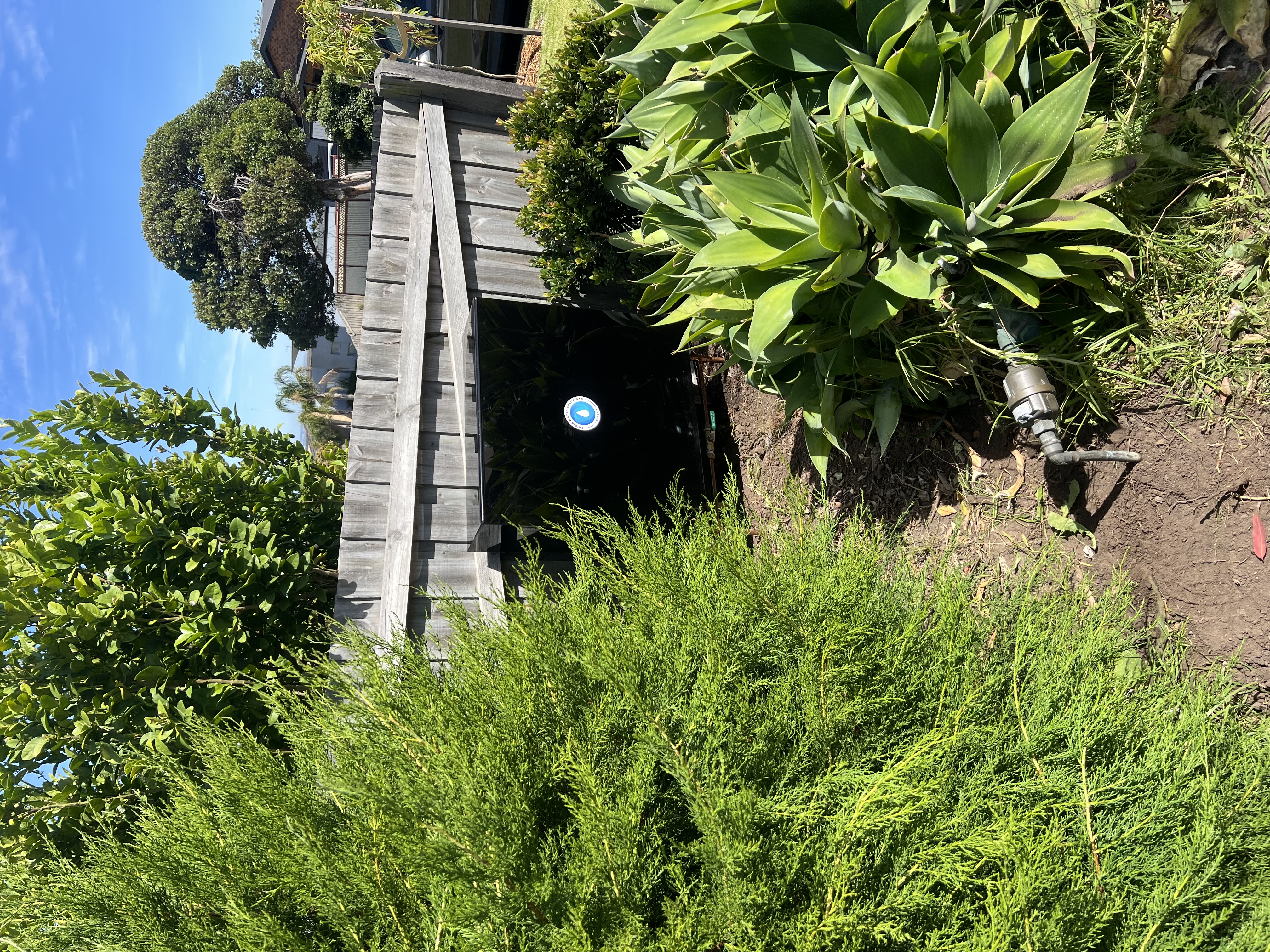 OWS System in Garden Setting